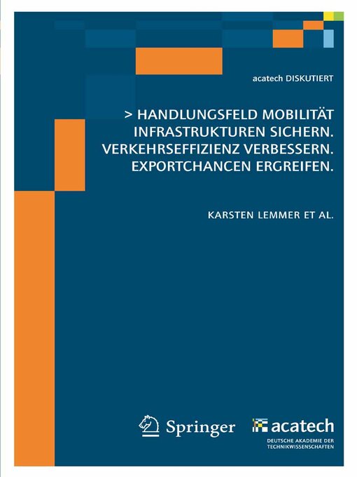 Title details for Handlungsfeld Mobilität by Karsten Lemmer - Available